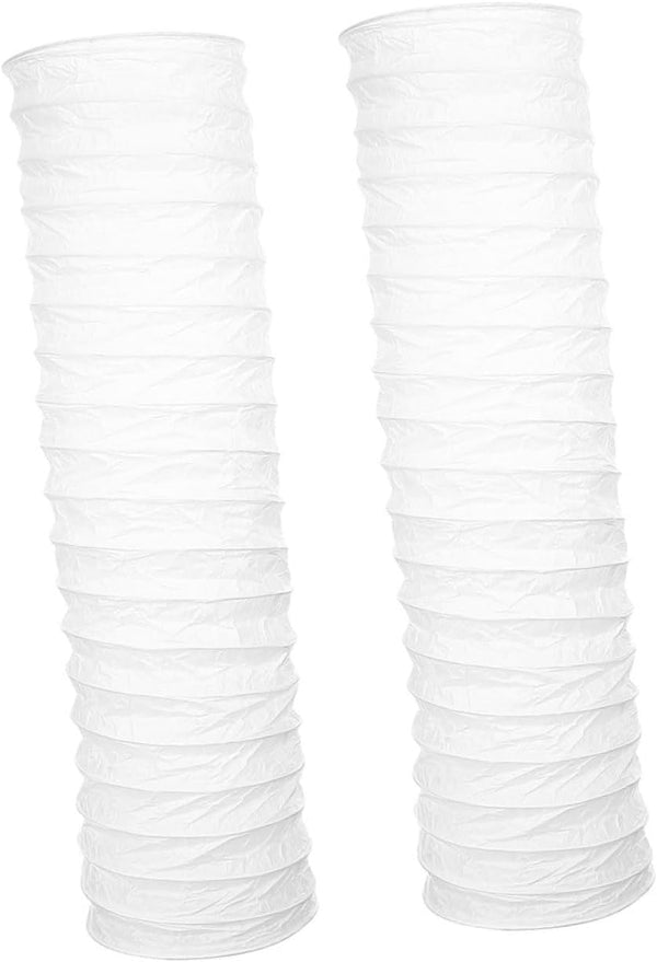 VALICLUD 2pcs Elegant Paper Floor Lamp Shade for Decor Aesthetic Farmhouse Style