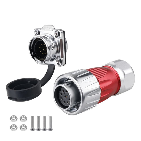 CNLINKO DH Series M20 Waterproof Connector, 2/3/4/5/7/9/12 Pin Bayonet Connecting Type, IP67