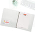 JAM PAPER Plastic 1 inch Clear Binder, 3 Ring - Sold Individually