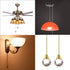 12 Inches Set Chain,2 Ceiling Fan Pull Chain Chain Extender Extension for Ceiling Light Fan Chain Prism Ball Pendant