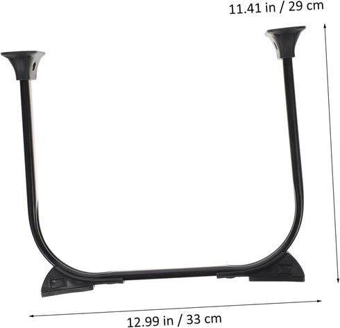 2Pcs Counter STOBOK Hairpin Table Legs Metal Furniture Legs for Nightstands Tv Stands and Tables Heavy Duty Resistant