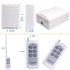 Mangood 12V 6 433MHz 6CH 12V (2X 433MHz) DC Channel Wireless Remote Control Switch Transmitter and Receiver Remote