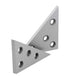 Accusize Industrial Tools 2 Pcs Solid Angle Plate Set - 30-60-90 Deg and 45-45-90 Deg