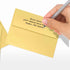LUXPaper A2 Invitation Envelopes | Peel & Press | Gold Metallic | 4 3/8" x 5 3/4" | 80lb. Text | 50 Qty