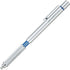 Uni Shift Pipe Lock Drafting Pencil, 0.5mm, Silver Body with Blue Accent