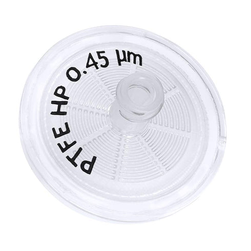GVS Filter Technology, Syringe Filter, ABLUO, 25mm, PTFE HP Membrane, 0.45µm, PP Housing, 10/pk