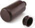Bettomshin 1Pcs Plastic Lab Chemical Reagent Bottle, 500ml Small Mouth Sample Sealing Liquid Storage Container Brown