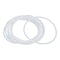 X AUTOHAUX Silicone O-Rings, White, Pack of 10, 95mm OD 88.8mm ID 3.1mm Width VMQ Seal Gasket for Pipe Repair