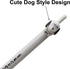 Maydahui 30 Pcs Cute Cat Dog Tail Clicker Retractable Pens, Japanese Rollerball Pens for Cat Lovers, School Supplies