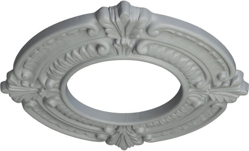 Ekena Millwork CM09BN Benson Ceiling Medallion, 9"OD x 4 1/8"ID x 5/8"P, Primed