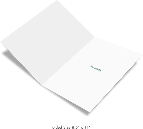 NobleWorks Jumbo Sorry Greeting Card (1 Pack) 8.5 x 11 Inch with Envelope, A Big Sorry from Little Me J2087SRG