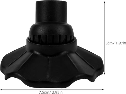 4pcs 16mm PRETYZOOM Camping Chair Leg Protectors, Non-Slip Anti-Sink Webbed Foot Caps, Outdoor Folding Chair Foot