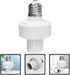 E27 Bulbs Outanaya Voice Control Lamp Holder Socket Smart Voice Activated Light Socket Compatible with Led Incandescent