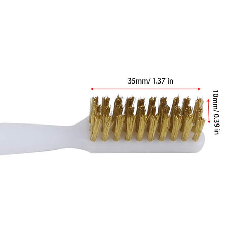 Imdinnogo 3D Printer Nozzle Cleaning Brass Wire Toothbrush Tool, 2Pcs