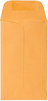 JAM PAPER #3 Coin Envelope - 2 1/2 x 4 1/4 - Brown Kraft Manila - 100/pack by JAM Paper
