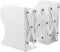 DOITOOL Retractable Book Shelf Holder Adjustable Metal Bookend for Desk Large White