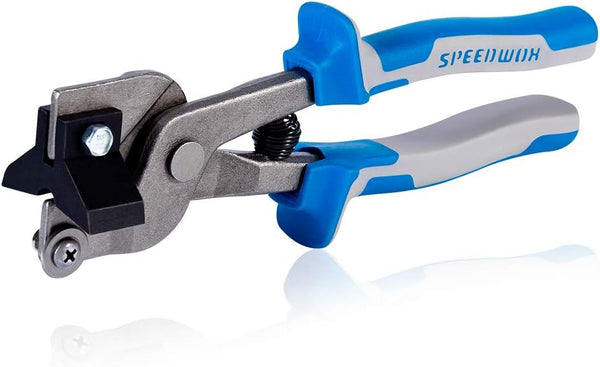 SPEEDWOX Glass Tile Nipper 8 Inches with Strong Plastic Breaker Bar Scoring Wheel for Quickly Cutting Porcelain Mosaic