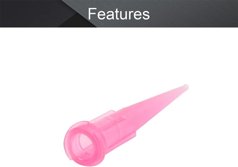 Utoolmart Industrial Blunt Tip Tapered Dispensing Fill Needle, 20ga Pink, 120pcs