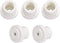 uxcell 5pcs 5.2mm Hole Dia Ceramic Insulator Bead Round Shaped for Heat Shrink Tubing