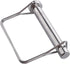 Large Square Safety Coupler Pin - 1/2" x 3-1/2" Heavy Duty Shaft Locking Pin, Marine Grade 316 Stainless Steel