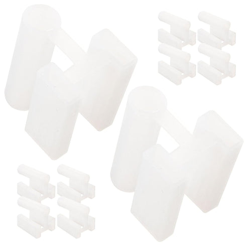 DOITOOL 100pcs 3 Prong Plug Cover, Plastic Socket Covers for Electrical Outlets, Easy Install Safety Caps