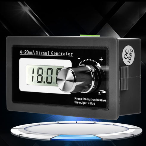 Current Loop Signal Generator, Two-Wire High Accuracy 4-20mA LCD Transducer Test Signal Current