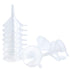 Small Funnel, 2.16inch Clear Plastic Mini Funnels for Science Lab Bottle Filling Liquid, 48 Pack