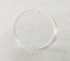 15PCS Clear Acrylic Blanks, Laser Cut Round Circle with Hole, PMMA Plexiglass Round Disc (Clear, 4")