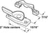 Prime-Line F 2584 Sash Lock, 2 In. Hole Centers, Fits Single and Double Hung Windows, Diecast, White, (Single Pack) by PRIME-LINE