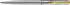 Diplomat - Traveller - Ballpoint Pen EasyFLOW, Chrome with Gold, Elegant and Resistant, High End