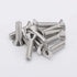 M6-1.0 x 16mm Flat Head Socket Cap Screws, Stainless Steel 18-8, 25 PCS, Bright Finish