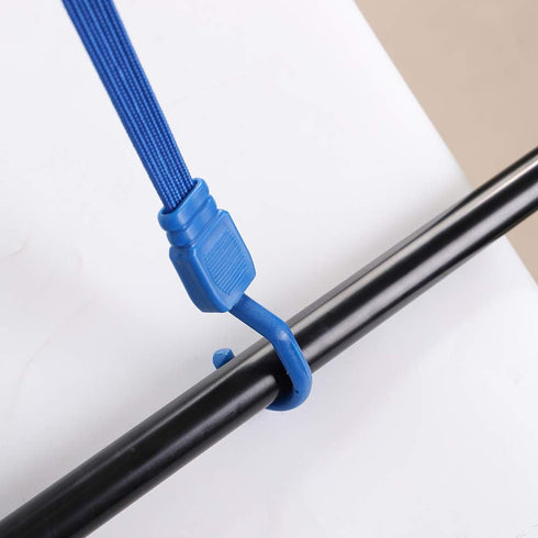 XSTRAP STANDARD 2PK 77 Inch Flat Bungee Cord Heavy Duty Adjustable Straps with Hooks for Hand Truck, Camping,
