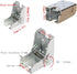 90 Self-Locking Hinge Leg Accessories, Brackets for Folding Table Legs, 2 Pcs