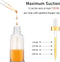 Dropper Bottles - 4oz Clear Glass Eye Dropper Bottle for Essential Oils, 12 Pack with Golden Top