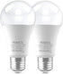 Radar Motion Sensor Outdoor Light Bulb, 12 Watts (100 Watt Equivalent), A19 Daylight, 2 Pack