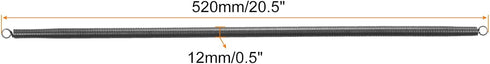 MECCANIXITY Spring Tube Bender OD 12 mm/0.5" Steel Spring Pipe Bending Tubes 520 mm/20.5" Long for 3/8" PVC Pipe(ID 13 mm) Home Renovations, Electrician Wiring Bending Pipe