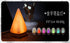 Generic Himalayan Salt Lamp with USB Power, Natural Shape, Color-Changing LED and Warm White Light, Wooden Base Night