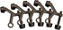 Design House Door Stops, Heavy Duty Zinc Alloy with Rubber Cushion Tips, 10-Pack