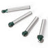 Yakamoz 4Pcs 1/4" Shank Round Nose Router Bit Set for CNC Sign Making and Woodworking Carving