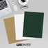 LUXPaper 8.5" x 11" Cardstock | Letter Size | Green Linen | 100lb. Cover | 50 Qty