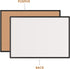Board2by Cork Board Bulletin Board 24 x 18, Black Aluminium Framed, Large Wall Mounted Notice Pin Board with 16 Push