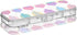 Colorful Double-Layer Pencil Case - Clear Plastic Storage Box for Stationery