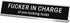 Funny Desk Signs for Office - Novelty Nameplate Black Desk Plaque for Women Men, Coworker Gift, 10 x 2 Inch