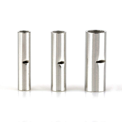 200 pcs Non-Insulated Butt Connectors - 3 Value 22 to 18, 16 to 14, 12 to 10 AWG Butt Splice Connectors