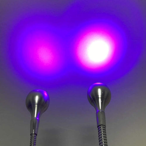 ZOELASS Upgraded Big Chip 395nm UV LED Black Light Fixtures with Gooseneck Clamp for UV Gel Nail Curing