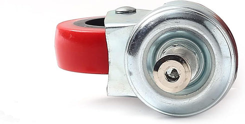 8 Pack 2" Heavy-Duty Low Profile Swivel Caster Wheel for Creeper Service Cart Stool Post Mount