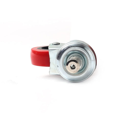 6 Pack 2" Low Profile Swivel Caster Wheel for Creeper Service Cart Stool Post Mount
