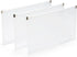 Poppin Set of 3 Zipper Pouches, Letter-Size Waterproof Document Storage Bags with Zipper Top, Half-Letter, White