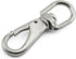 2-Pack M5 Swivel Eye Snap Hook 304 Stainless Steel Multi-Use Spring Snap Hook for Boat Marine Pet Chains