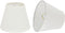 Aspen Creative 32059-2A, Hardback Empire Clip-On Chandelier Lamp Shade, Off-White, 3" Top x 5"